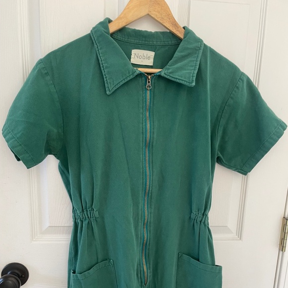 Noble Utility Jumpsuit in Juniper Green + $68 Store Credit - Picture 6 of 8